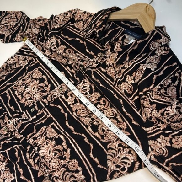 Tommy Hilfiger Long Sleeve Jersey Collar Midi Shirt Dress - Picture 7 of 10